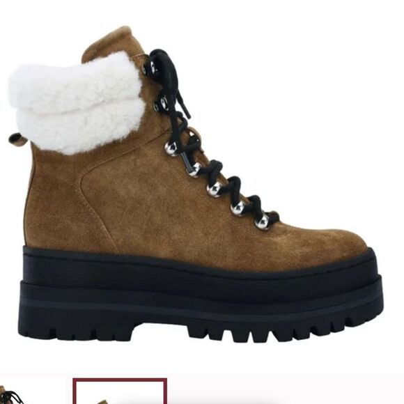 Marc Fisher Pierson Lug Sole Boot Size 7 NIB NWT Retail 239.00 - Picture 2 of 8